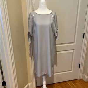Banana Republic Gray Midi Dress